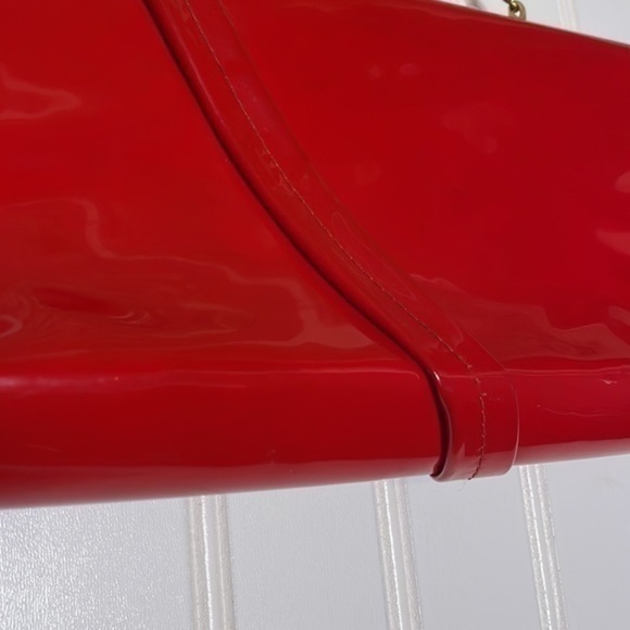 Vintage‎ Red Patten Leather Purse - Picture 3 of 8